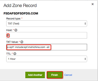 然后再添加一条TXT记录
